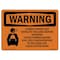 Signmission OSHA Warning Sign, 7" Height, 10" Width, Rigid Plastic, Carbon Dioxide Gas Ventilate, Landscape OS-WS-P-710-L-11998 - alternate 1